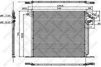 10-45068-SX_радиатор кондиционера! MB Vito 2.0/2.
