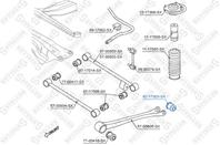 87-17003-sx сайлентблок зад. продол. рычага зад. subaru impreza/legasy/forester 89