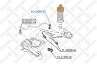56-00669-SX_тяга стабилизатора заднего!\BMW E36 Compact/E34/E32 86>