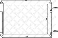 10-45176-sx /sz5108 [9531064j00] радиатор конд. suzuki grand vitara 1.6/2.0/1.9ddis 05