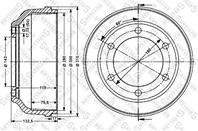 6026-2509-SX_барабан тормозной! Ford Transit 2.0-