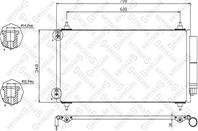 10-45410-sx_радиатор кондиционера! citroen c8 2.2hdi 02>