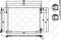 10-45479-SX_радиатор кондиционера!\ Renault Trafic 2.0/1.9dCi 01>