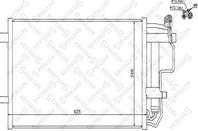 10-45710-SX_радиатор кондиционера! с осушит. Mazda 3 1.6-2.0i 16V 08&gt