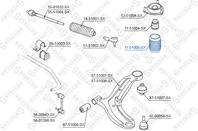 11-51005-sx_пыльник амортизатора переднего! hyundai accent 99>