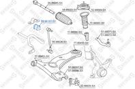 89-98167-sx втулка стабилизатора переднего центральная toyota corolla verso cde120/zze12 01