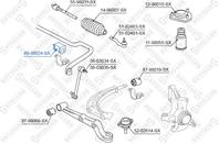 89-98024-sx втулка стабилизатора переднего центральная toyota previa tcr1/tcr2 90-99