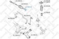 51-71021-sx наконечник рулевой mazda tribute cp 01