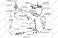 89-37010-sx втулка тяги стабилизатора переднего honda accord/prelude 90-01/shuttle 95-01