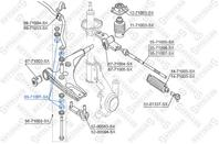 89-71001-sx втулка тяги стабилизатора mazda 626 gc/gd/gv 83-91/323 bd/bf/bg 80-94