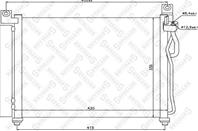 10-45114-sx_ ns94828 8fc 351 302-671 ava ka5065 [9760607000] !радиатор конд. kia picanto all 04>