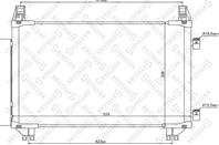10-45159-SX_=NS940050=AVA TO5404=GR905750 [884600D050] !радиатор конд.Toyota Yaris 1.0-1.3VVT-i 06&gt