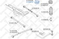 опора амортизатора заднего левого! VIN: 20000901>\ KIA Shuma 98-04