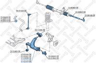 57-02102-sx_рычаг левый! peugeot partner 2.0hdi 9