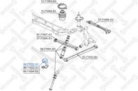 89-71005-sx втулка стабилизатора заднего центральная mazda 323 bg 2wd 89-94/mx-3 ec 91