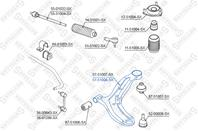 57-51008-sx рычаг правый hyundai accent 99