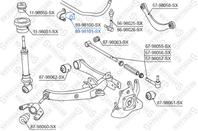 89-98101-sx втулка стабилизатора заднего центральная toyota avensis at25 03