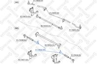 51-74038-sx наконечник рулевой внутренний nissan king cab d22 4wd 98