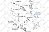 51-98070-sx наконечник рулевой левый toyota picnic/avensis verso acm20/clm20 01
