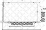 10-45193-SX_!радиатор конд. Nissan X-Trail 2.0/2.