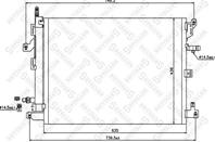 10-45663-SX_радиатор кондиционера!\ Volvo XC90 2.5T/3.2 02&gt
