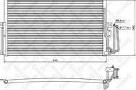 10-45008-sx /ava ola5241/ns94234/gr924460/vl816960 [1618073] радиатор конд. opel vectra all 95-99