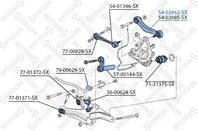 54-02662-sx рычаг задней подвески верхний левый bmw e38/z8 2.5tds-5.0i 93-01