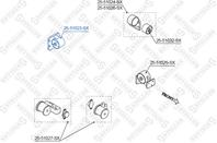 25-51023-sx подушка двс задняя hyundai accent 1.3-1.6 99