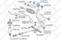 57-37039-sx рычаг верхний левый honda accord 98