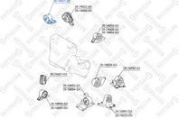 25-74021-sx подушка двс правая nissan primera p11 2.0/2.0d 96-01