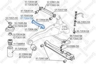 57-72004-sx рычаг задней подвески передний правый mitsubishi lancer/colt 92/carisma 95