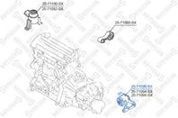 25-71099-SX_подушка ДВС левая! АКПП Mazda 6 GG/GY 02&gt