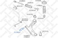 87-51026-sx_сайлентблок рычага пер.! hyundai sant