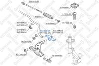 87-71021-sx сайлентблок рычага зад.п. mazda 323/323f 1.3-1.8 94-98/mx-3 94