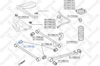87-17004-sx сайлентблок зад. рычага пер. внутр. subaru impreza/forester 98-02