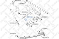 87-51091-sx сайлентблок зад. продол. рычага верхн. hyundai h-1 96-01