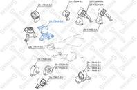 25-17546-sx подушка двигателя правая mitsubishi lancer cs 2000-2009