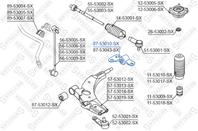 87-53010-SX_сайлентблок рычага зад. п.! KIA Shuma alI 98-04