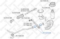 87-71030-sx сайлентблок рычага наружн. mazda 121 da 87-90/demio dw 98