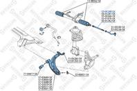 55-00280-SX_тяга рулевая! Fiat Palio/Siena 1.0-1.