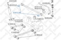 87-98131-sx сайлентблок зад. рычага toyota land cruiser kdj9/kzj9/vzj9 96-02