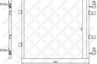10-45666-SX_радиатор кондиционера! Renault Trafic 2.0DCi 06-08