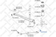 87-51005-sx сайлентблок зад. продол. рычага hyundai accent/pony excel all 95-99