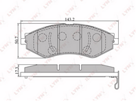 Колодки тормозные дисковые Колодки тормозные дисковые