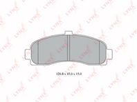 Колодки тормозные дисковые | перед прав/лев |