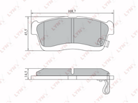 Комплект тормозных колодок, дисковый тормоз