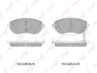 Bd-7605 колодки тормозные передние toyota auris( 18 ) 1.3-1.8h 12&gt / corolla( 18