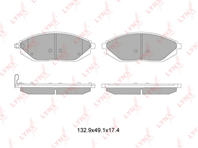 BD-1815 Колодки тормозные передние CHEVROLET Spark 1.0-1.2 10]