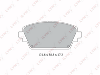 Колодки торм.пер. HONDA ACCORD 98-02  NISSAN ALMERA TINO 00&gt/PRIMERA(P12) 02&gt