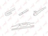 Гибридная щетка стеклоочистителя 700мм